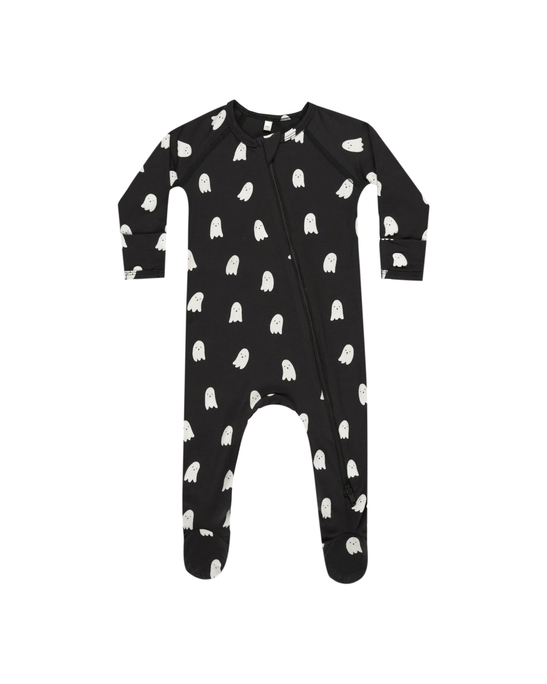 Quincy Mae Ghosts Bamboo Zip Footie |Mockingbird Baby & Kids