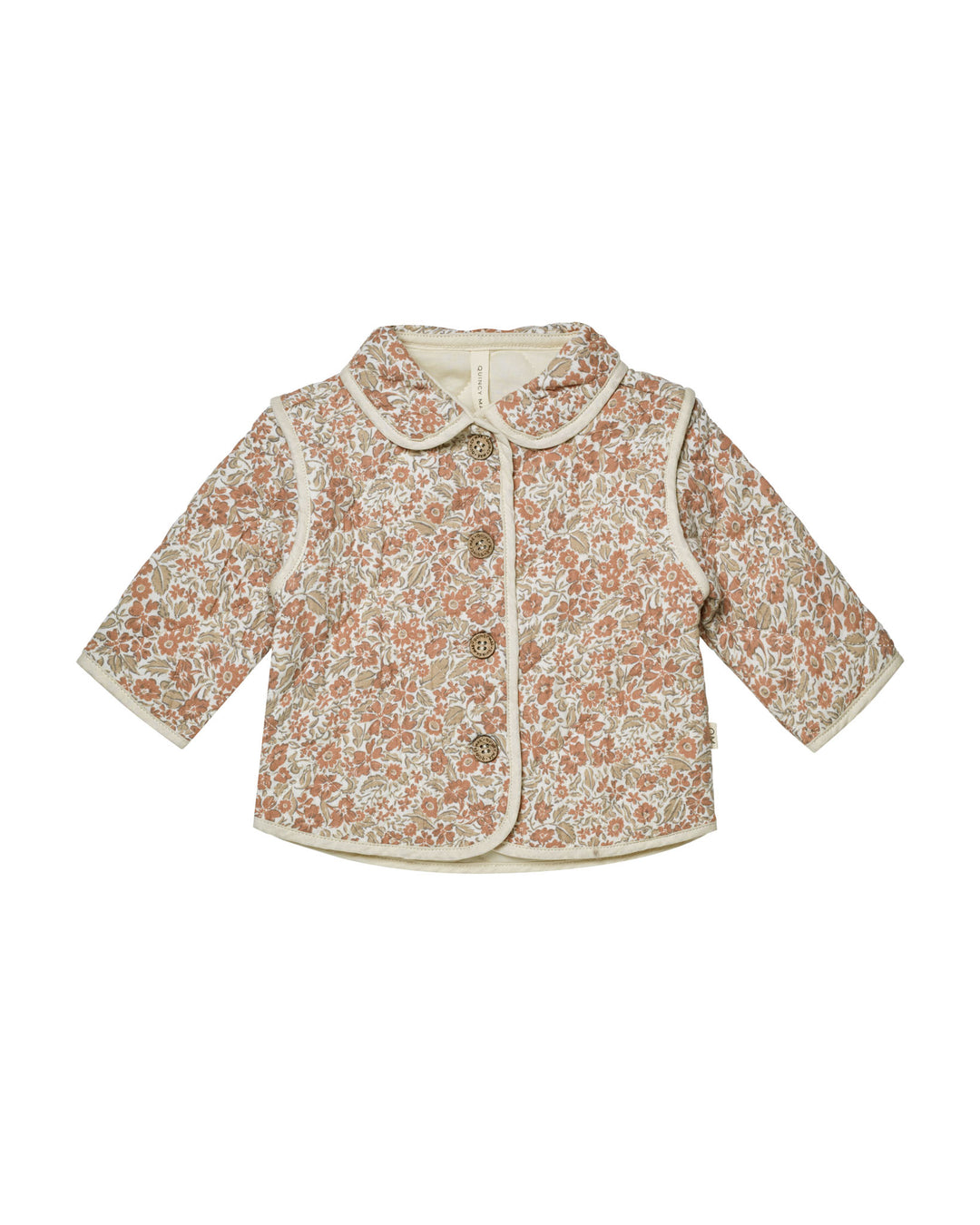 Quincy Mae Rose Garden Quilted Jacket |Mockingbird Baby & Kids