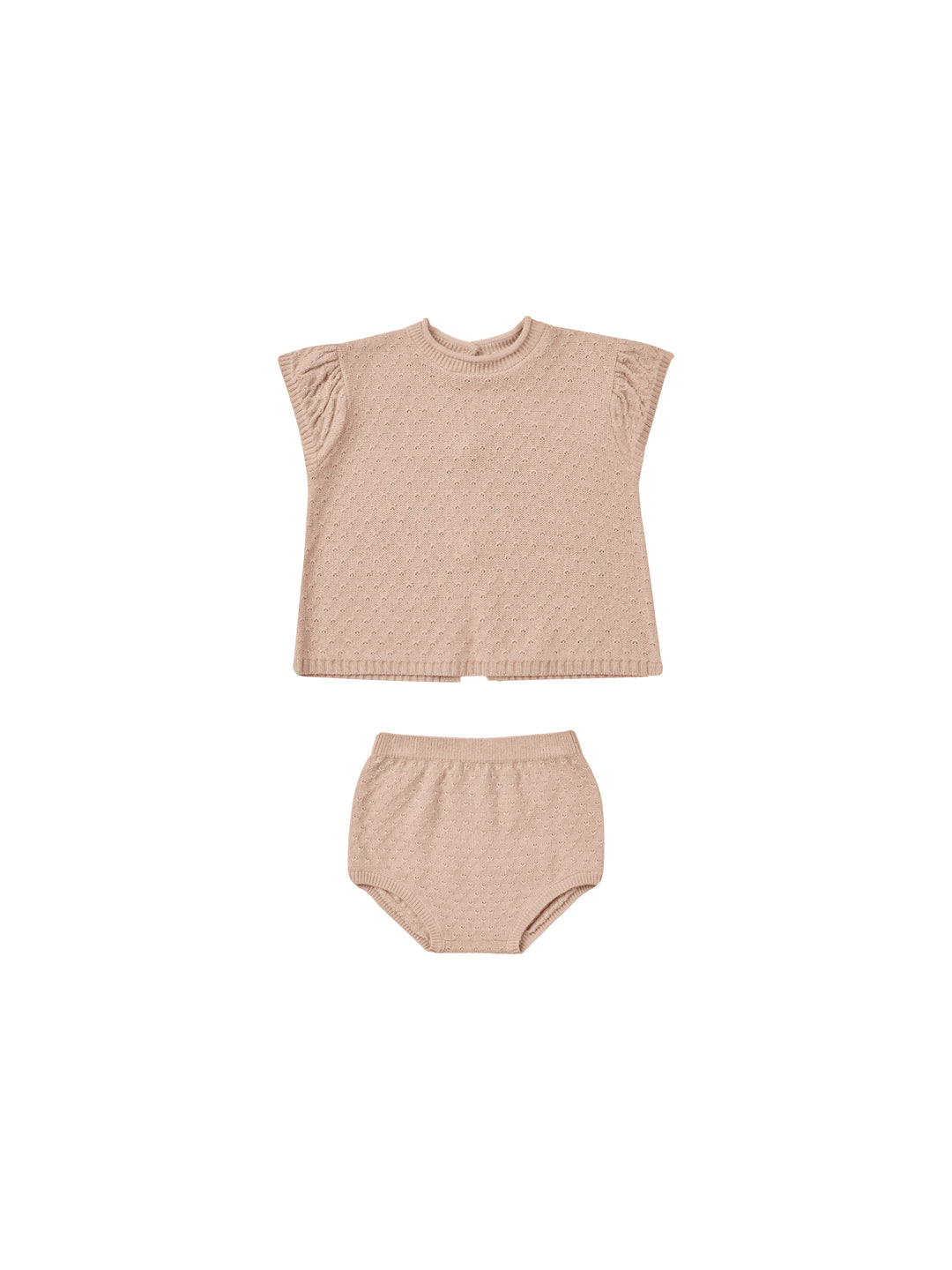 Quincy Mae Penny Knit Set, Blush |Mockingbird Baby & Kids