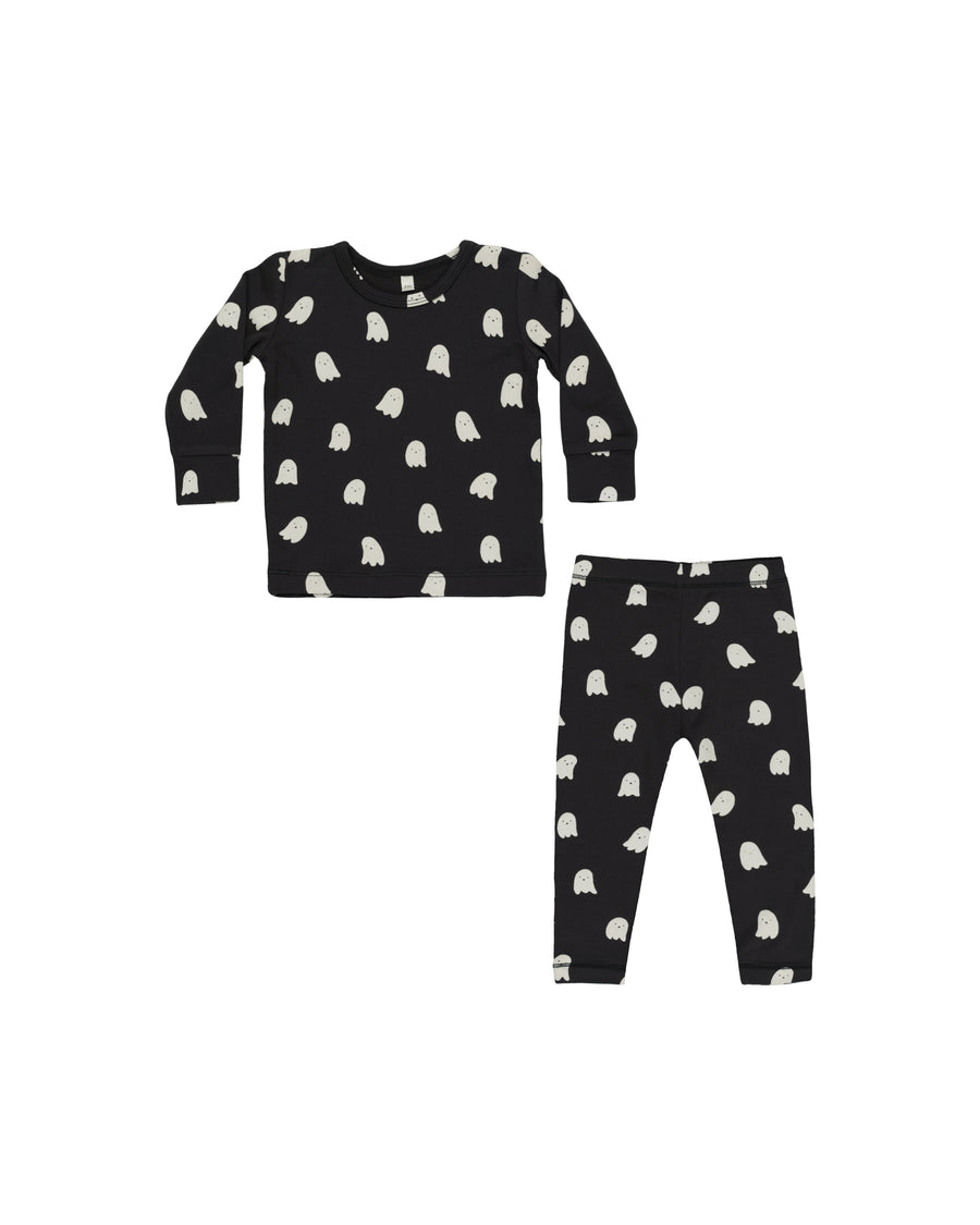 Quincy Mae Ghosts Bamboo Pajama Set |Mockingbird Baby & Kids