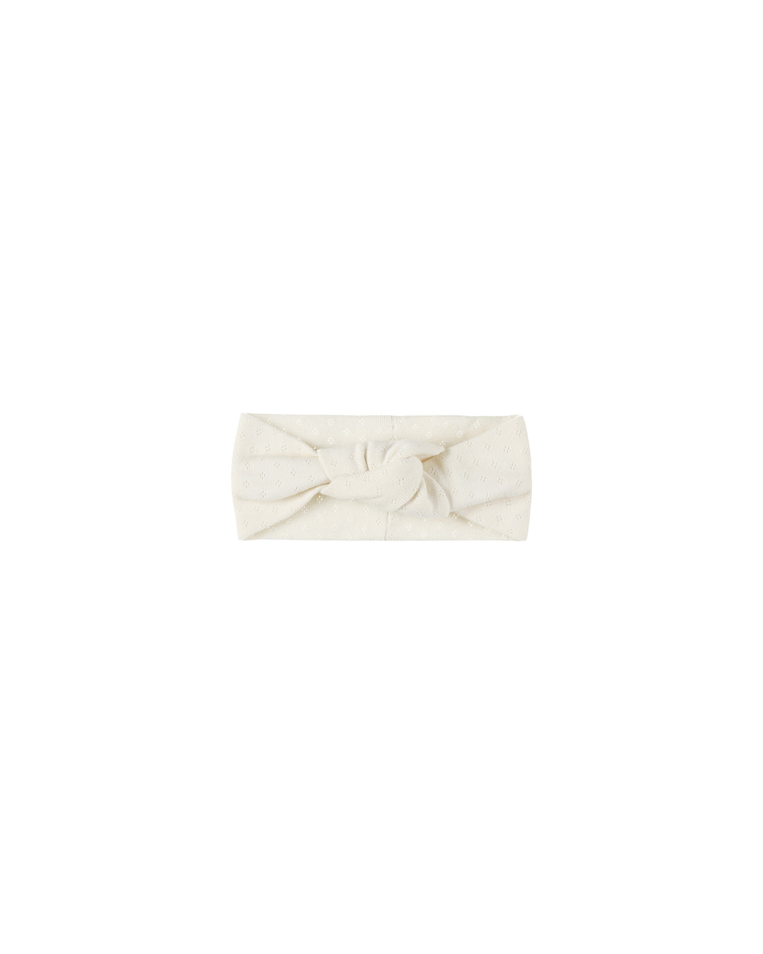 Quincy Mae Knotted Headband, Ivory |Mockingbird Baby & Kids