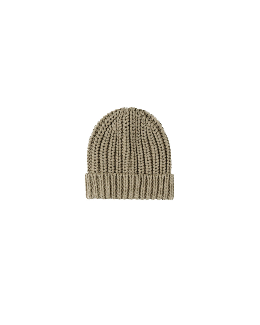 Quincy Mae Chunky Knit Beanie, Olive |Mockingbird Baby & Kids