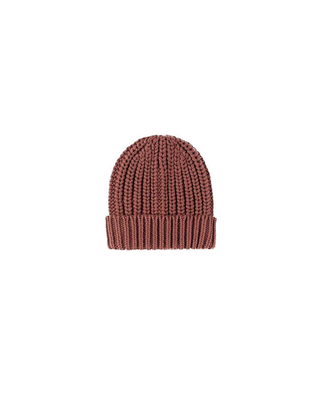 Quincy Mae Chunky Knit Beanie, Cranberry |Mockingbird Baby & Kids