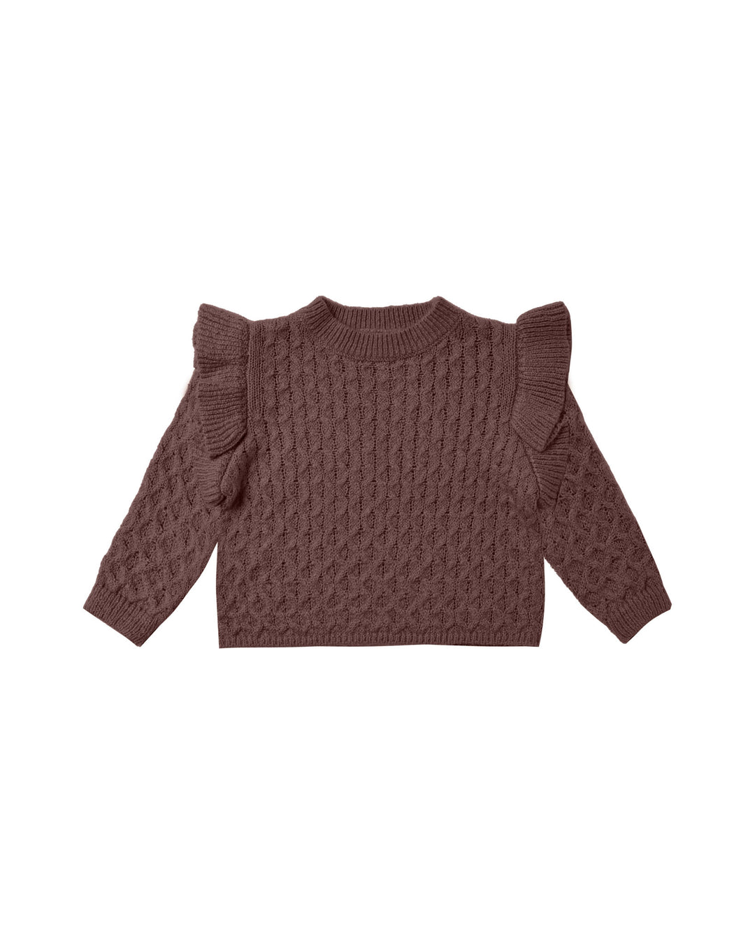 Rylee + Cru La Reina Sweater, Plum |Mockingbird Baby & Kids