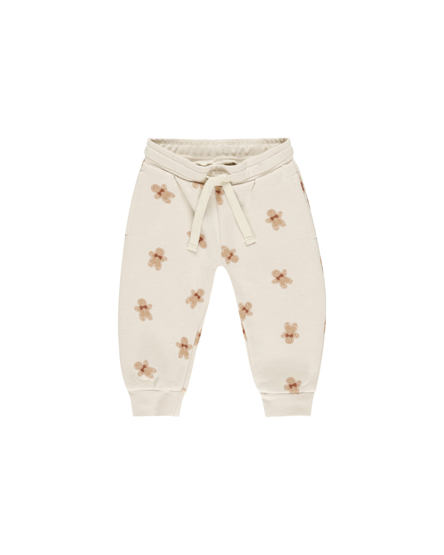 Rylee + Cru Gingerbread Jogger Sweatpant, Stone |Mockingbird Baby & Kids