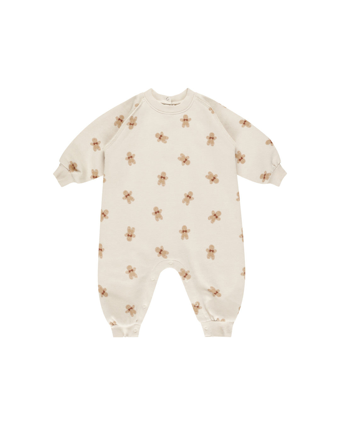 Rylee + Cru Gingerbread Raglan Jumpsuit, Stone |Mockingbird Baby & Kids