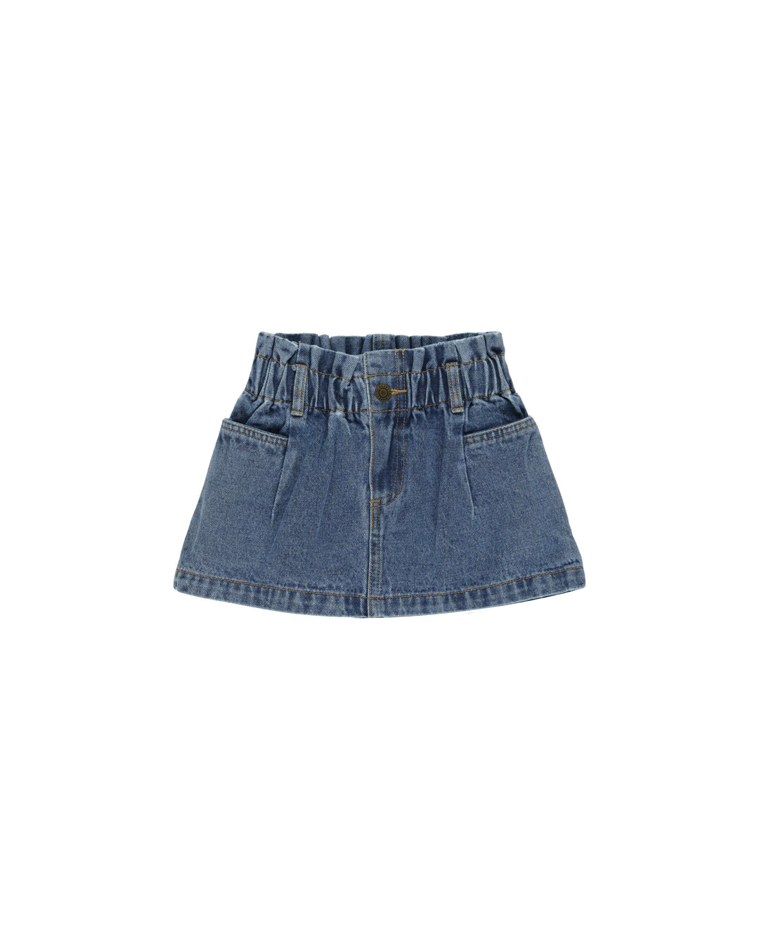 Rylee + Cru Denim Mini Skirt, Indigo |Mockingbird Baby & Kids