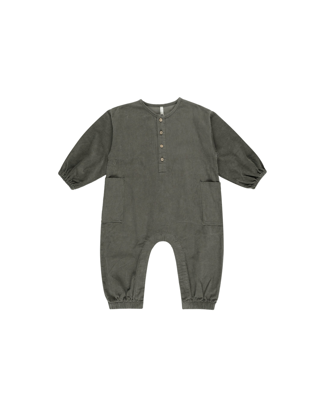 Rylee + Cru Relaxed Corduroy Jumpsuit, Forest |Mockingbird Baby & Kids