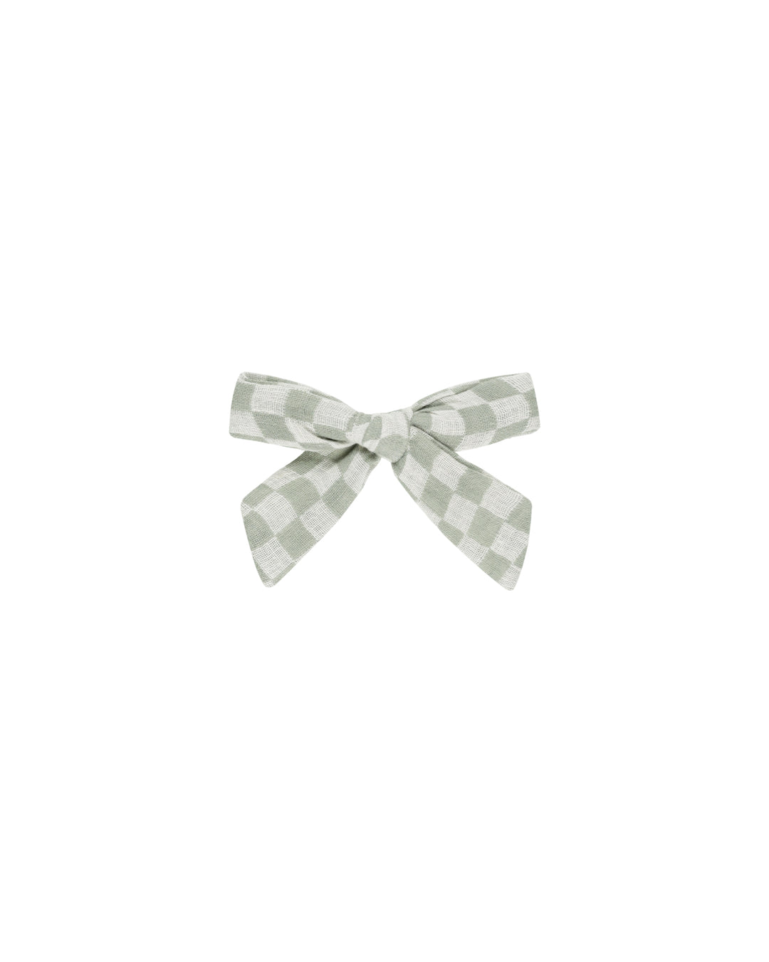 Rylee + Cru Sage Check Bow |Mockingbird Baby & Kids