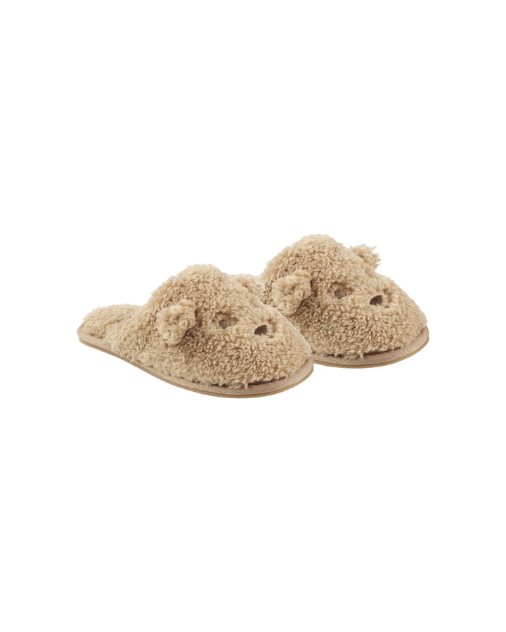 Rylee + Cru Bear Slippers, Gold |Mockingbird Baby & Kids