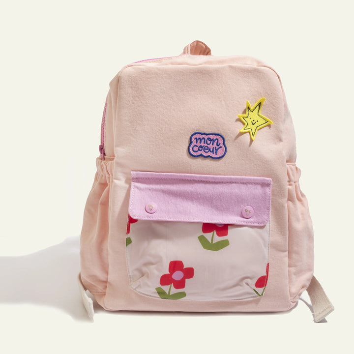 Flower Backpack, Petal Pink