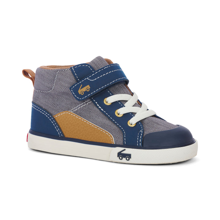 Dayton Sneaker, Gray Denim