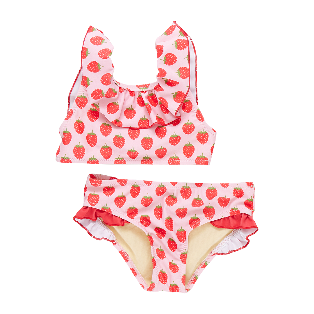 Pink Chicken Ariel Bikini, Strawberries |Mockingbird Baby & Kids