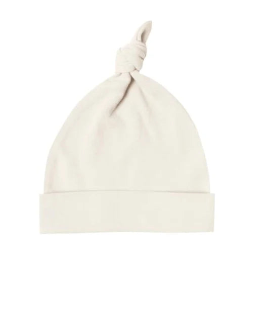 Quincy Mae Knotted Baby Hat, Ivory |Mockingbird Baby & Kids
