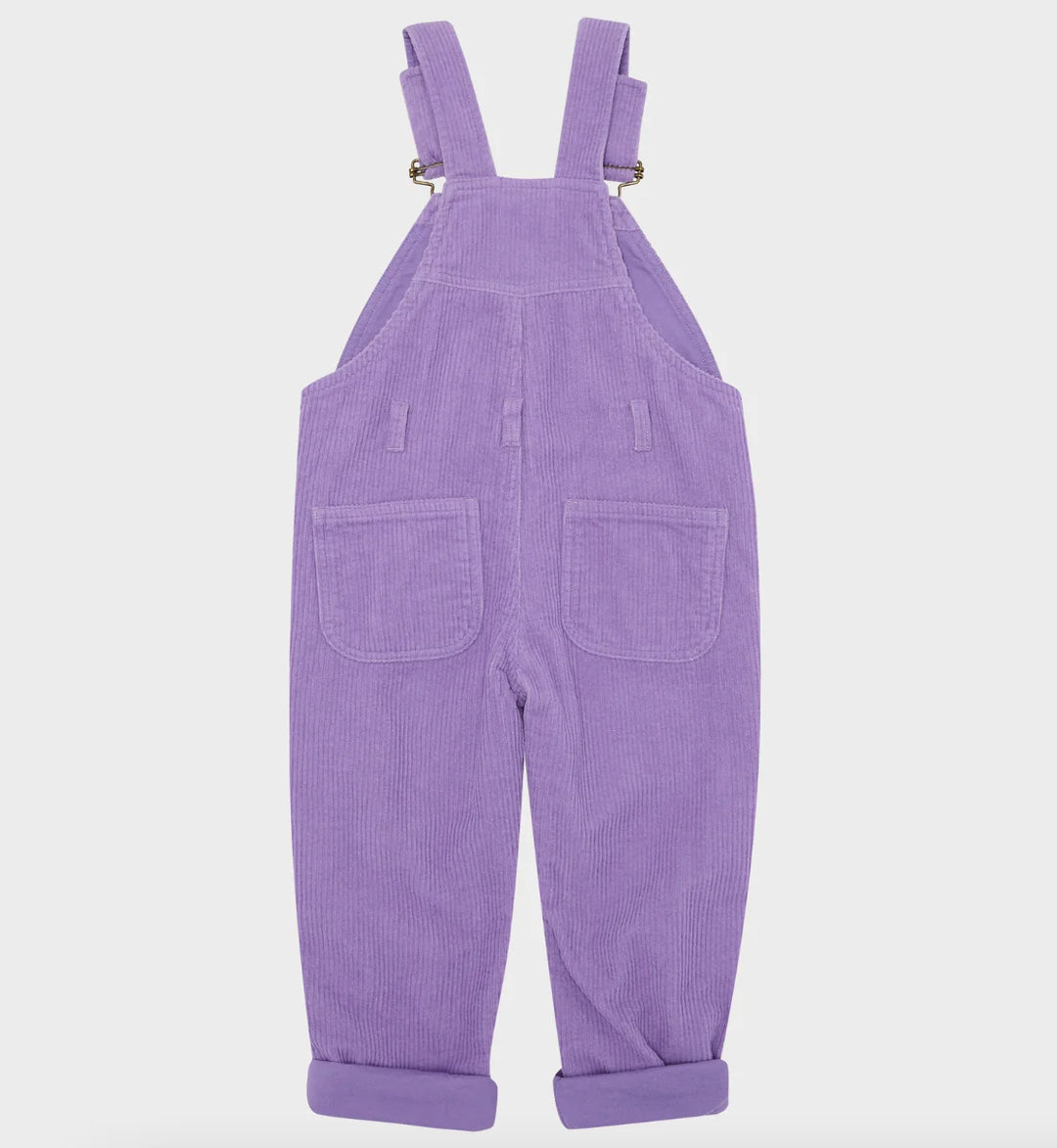 Violet Chunky Corduroy Overalls