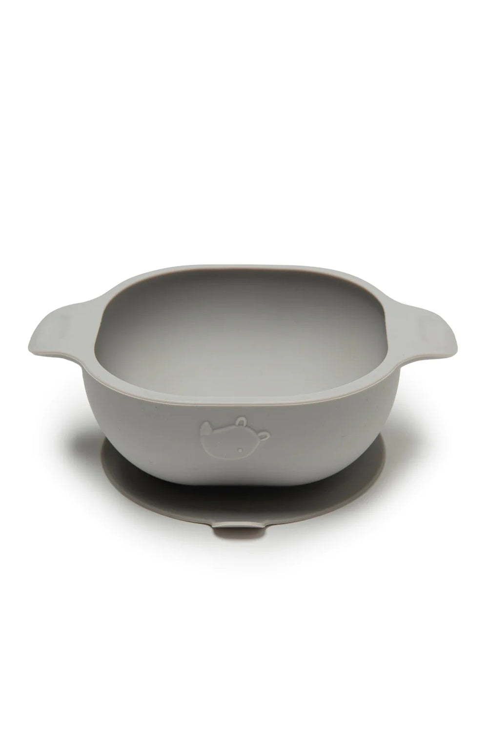 Loulou Lollipop Silicone Snack Bowl, Silver Grey |Mockingbird Baby & Kids