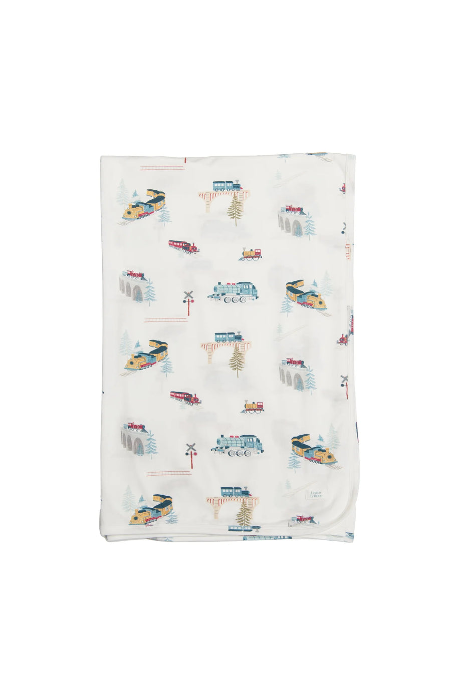 Loulou Lollipop All Aboard Stretch Knit Swaddle Blanket |Mockingbird Baby & Kids