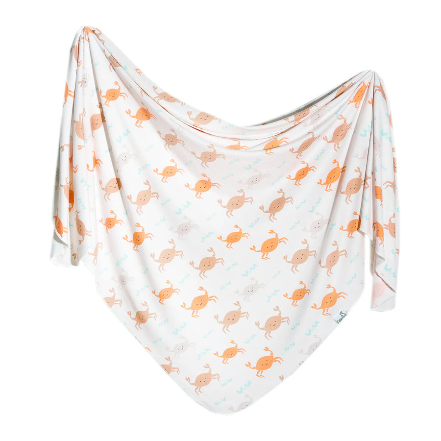 Copper Pearl Tide Knit Swaddle Blanket |Mockingbird Baby & Kids