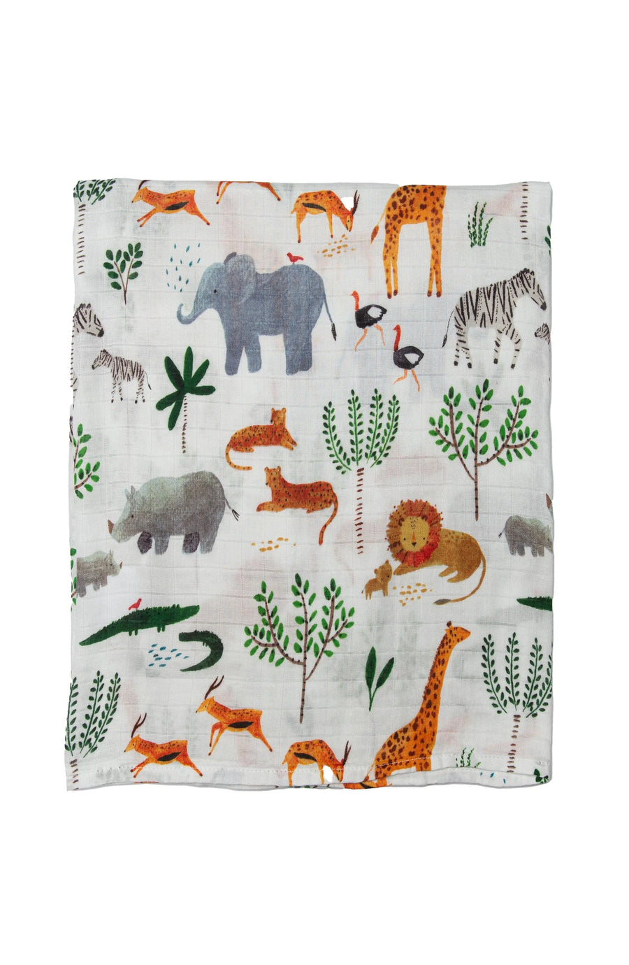 Loulou Lollipop Safari Jungle Muslin Swaddle |Mockingbird Baby & Kids