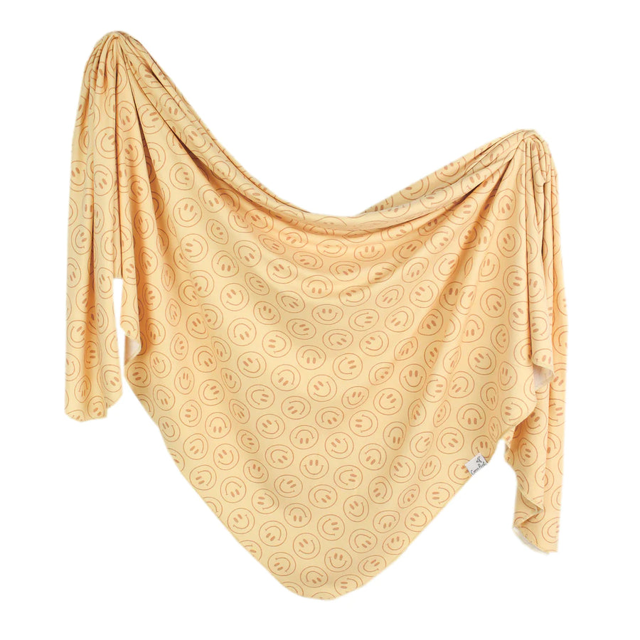 Copper Pearl Vance Knit Swaddle Blanket |Mockingbird Baby & Kids
