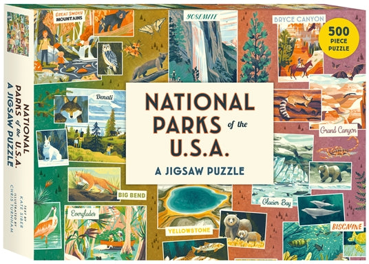 Quarto National Parks of the USA 500 Piece Puzzle |Mockingbird Baby & Kids
