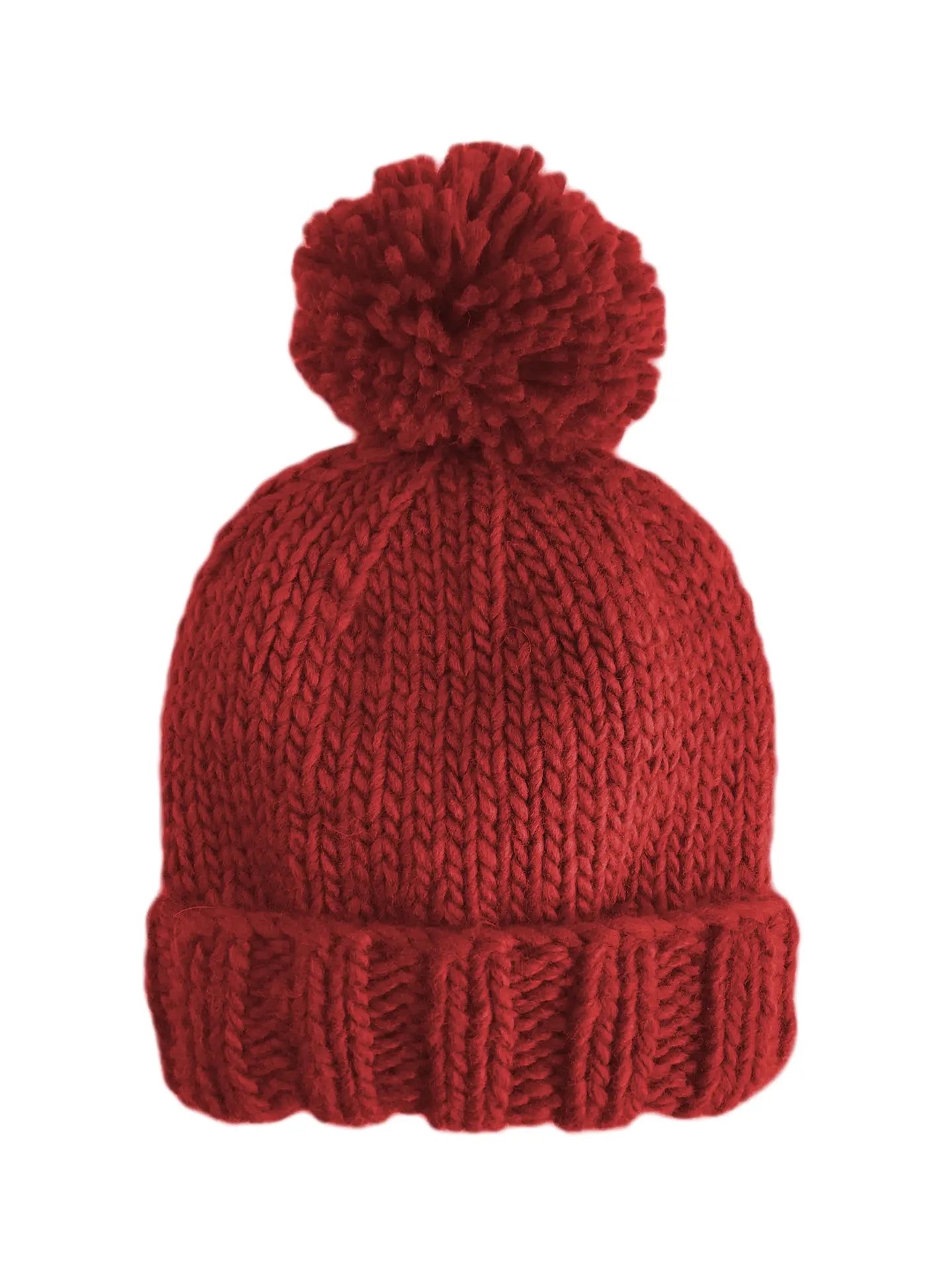 The Blueberry Hill Classic Pom Hat, Red |Mockingbird Baby & Kids