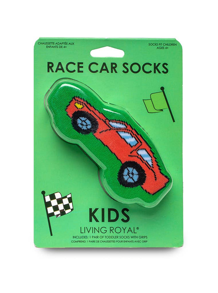 Kids Race Car Socks