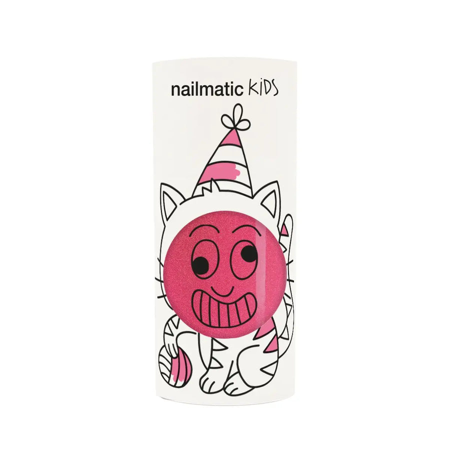 Nailmatic Kitty Pink Glitter Water-Based Nail Polish |Mockingbird Baby & Kids