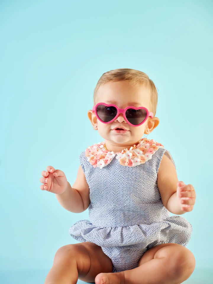 Babiators Babiators Original Hearts Kids Sunglasses,  Paparazzi Pink |Mockingbird Baby & Kids