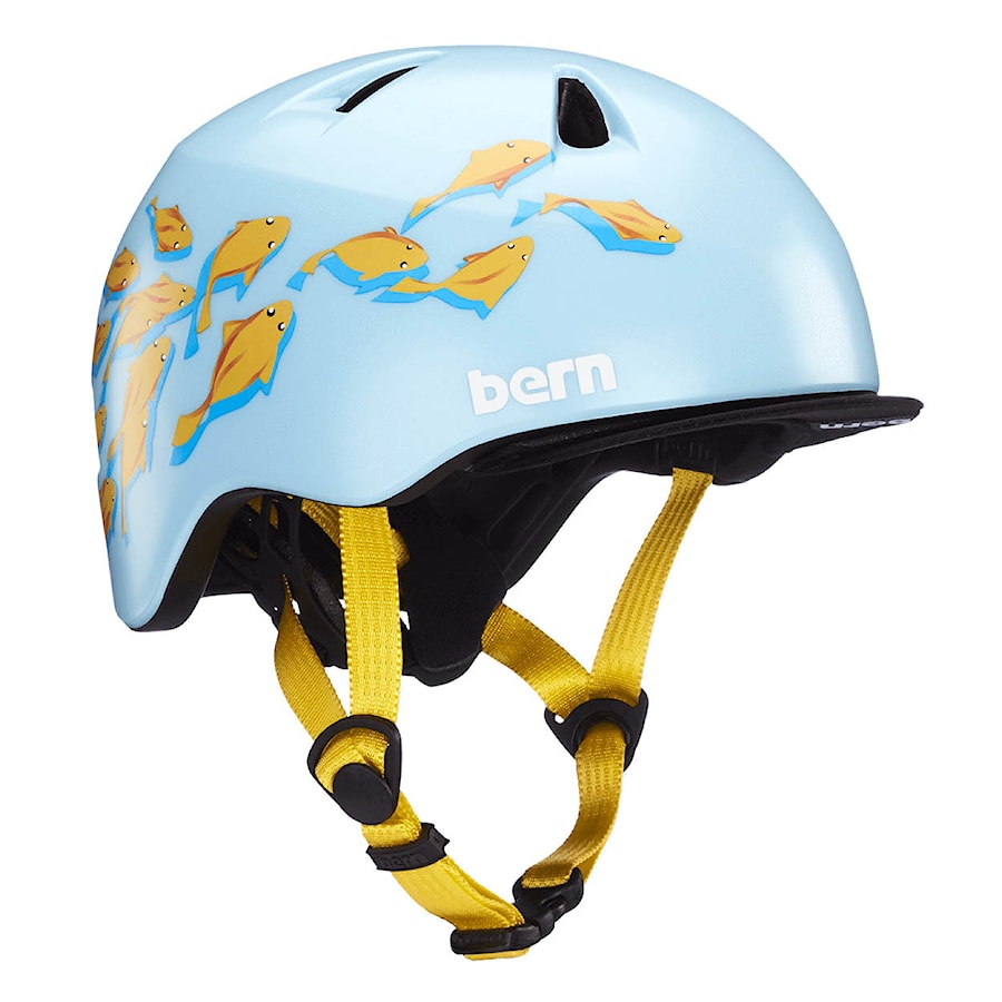 Bern Tigre Satin Blue Goldfish Helmet |Mockingbird Baby & Kids
