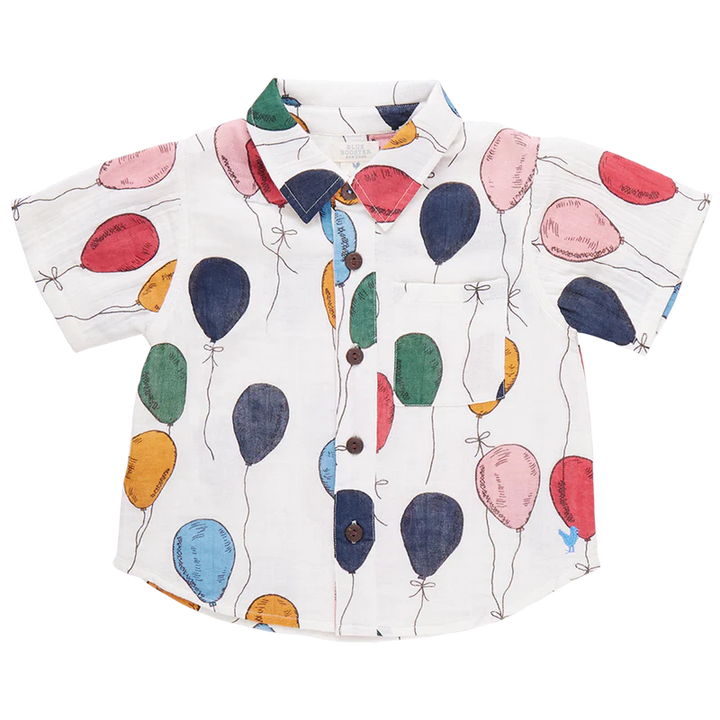 Pink Chicken Jack Shirt, Balloon Bunches |Mockingbird Baby & Kids