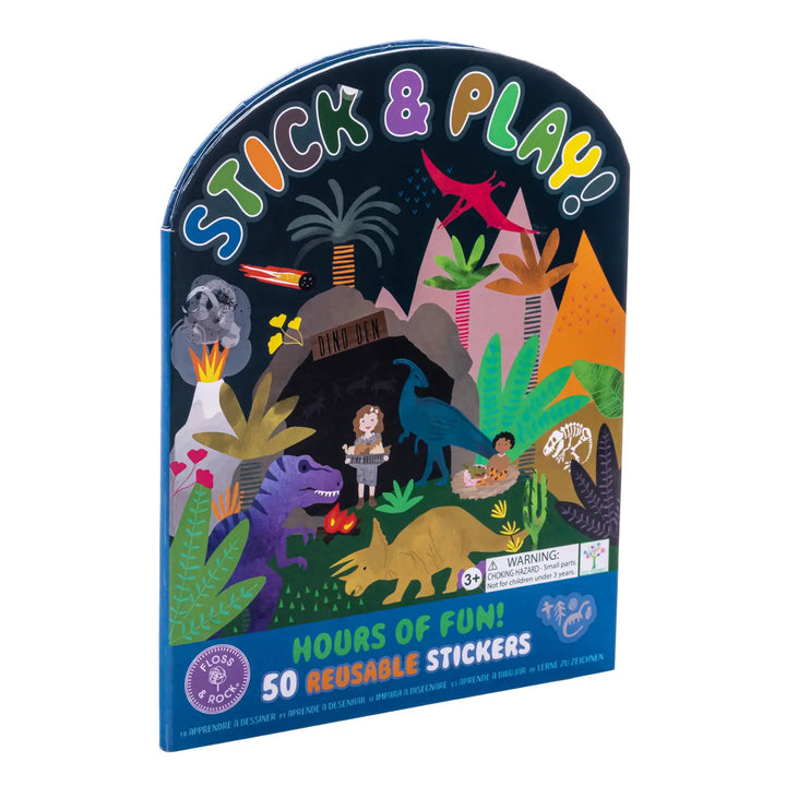 Floss & Rock Dino Stick & Play Book |Mockingbird Baby & Kids