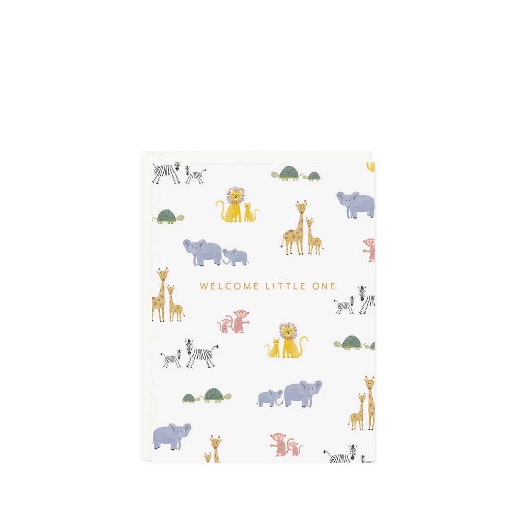 Welcome Animals Mini Card