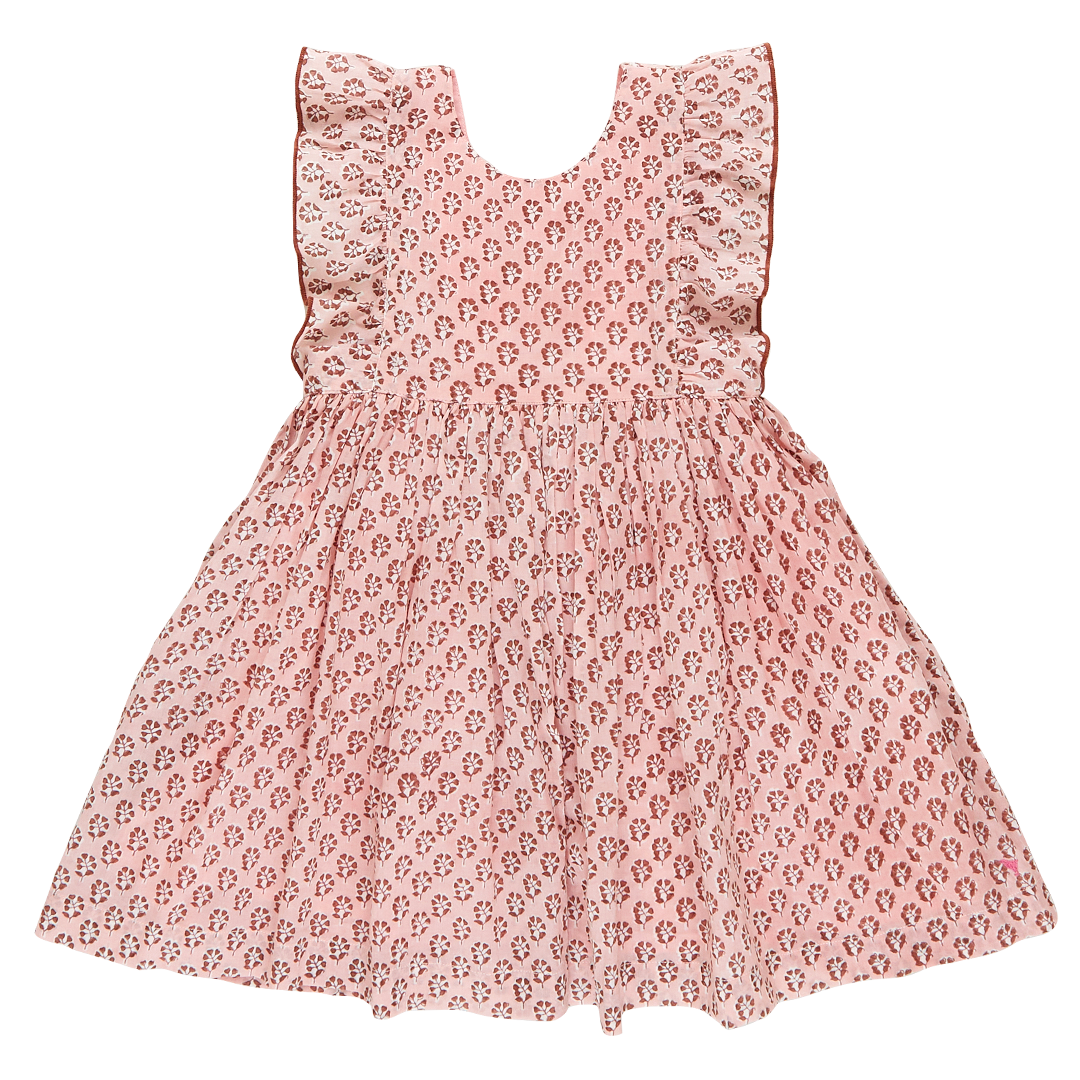 Pink Chicken Marceline Dress, Pink Lisbon Ditsy |Mockingbird Baby & Kids