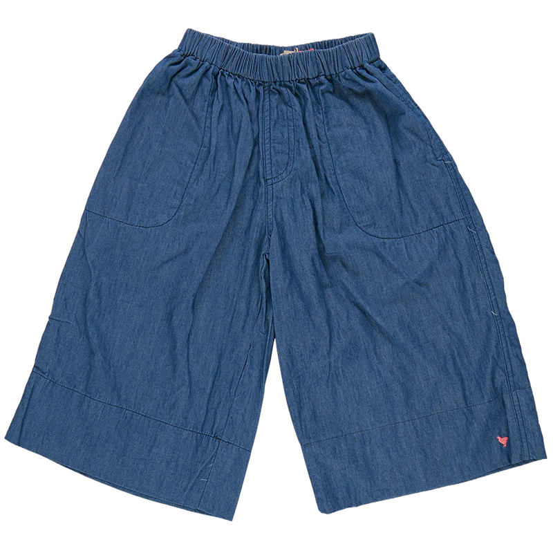 Pink Chicken Wylie Pant, Dark Blue Chambray |Mockingbird Baby & Kids