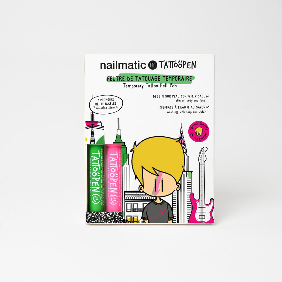 Nailmatic Tattoo Pen Set, New York City |Mockingbird Baby & Kids Boutique