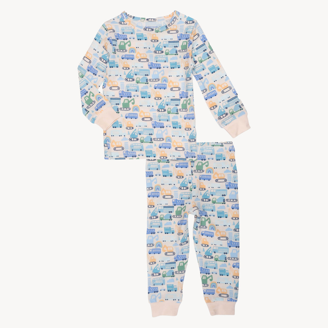 Magnetic Me As Truck Would Have It Long Sleeve Pajama Set |Mockingbird Baby & Kids