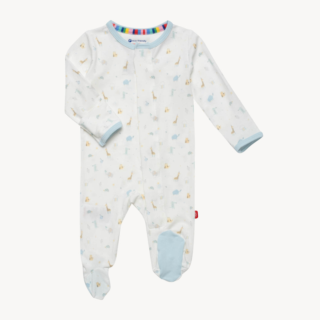 Magnetic Me Blue Little Bitty Pretty One Footie |Mockingbird Baby & Kids