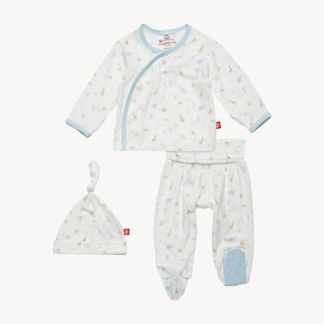 Magnetic Me Blue Little Bitty Pretty One Kimono Set |Mockingbird Baby & Kids