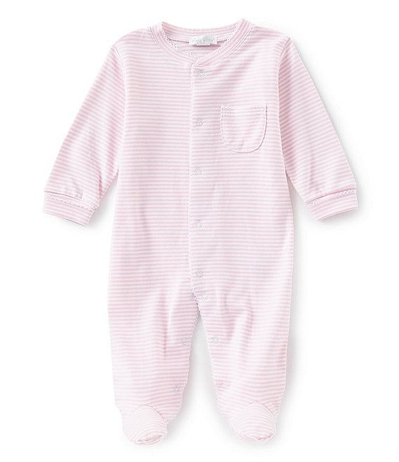 Kissy Kissy Preemie Stripes Footie, Pink |Mockingbird Baby & Kids