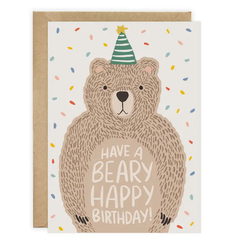 Love Light Paper Bear Birthday Card |Mockingbird Baby & Kids