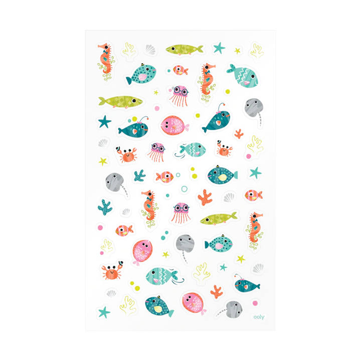 Ooly Itsy Bitsy Stickers - Ocean Buddies |Mockingbird Baby & Kids
