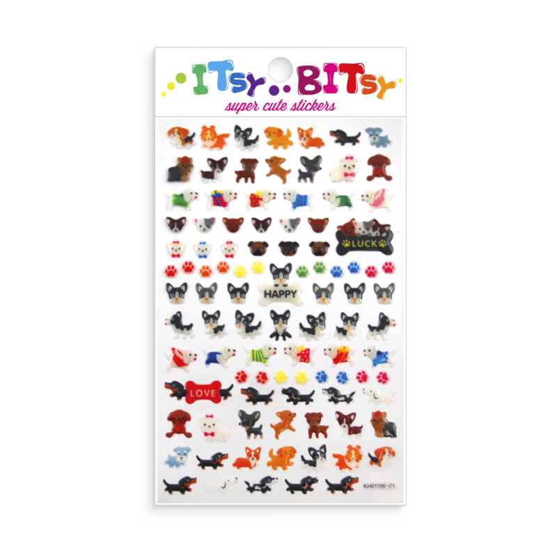 Ooly Itsy Bitsy Stickers - Pooches |Mockingbird Baby & Kids