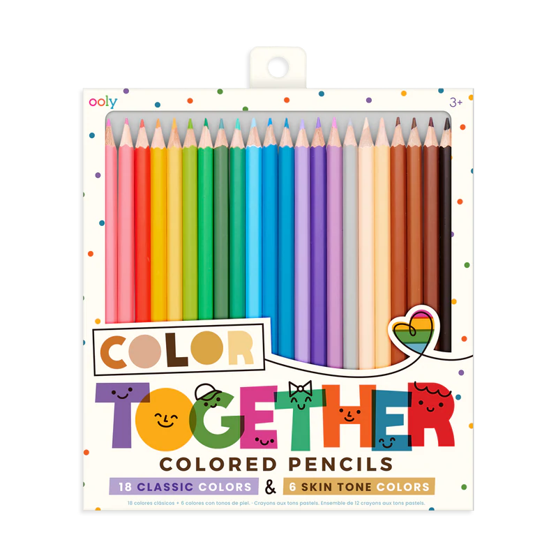 Ooly Color Together Colored Pencils - Set of 24 |Mockingbird Baby & Kids