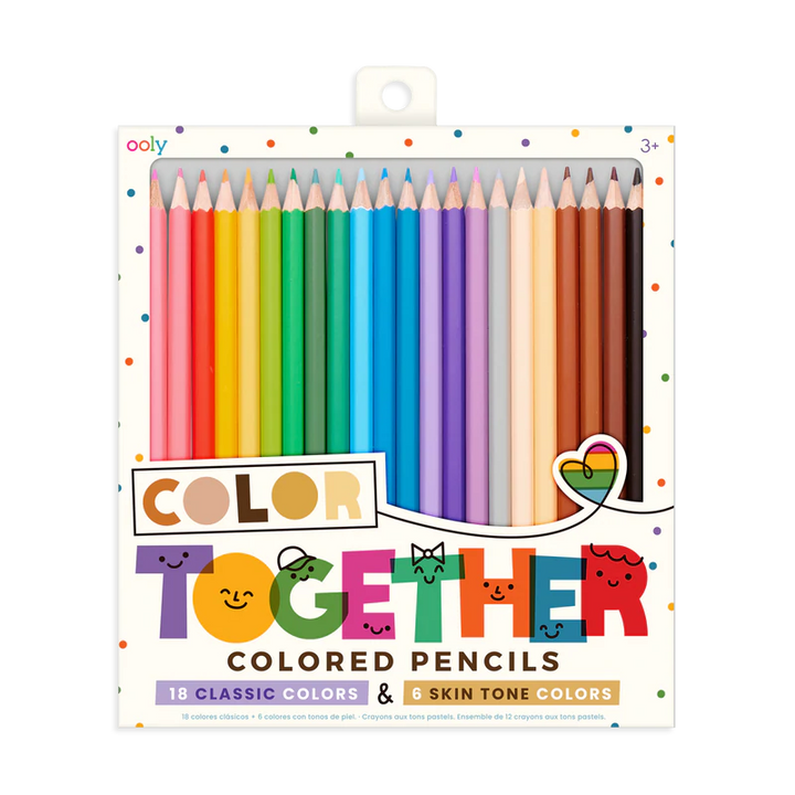 Ooly Color Together Colored Pencils - Set of 24 |Mockingbird Baby & Kids