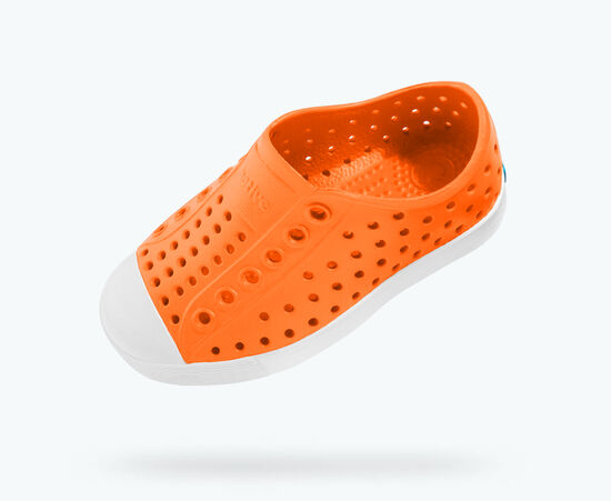 Native Shoes Jefferson Slip-Ons, City Orange / Shell White |Mockingbird Baby & Kids