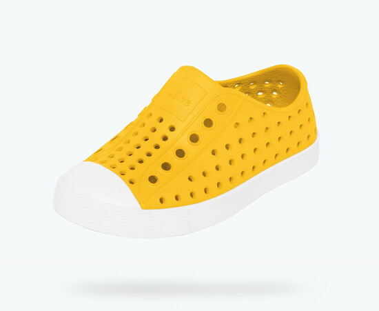 Native Shoes Jefferson Slip-Ons, Crayon Yellow / Shell White |Mockingbird Baby & Kids