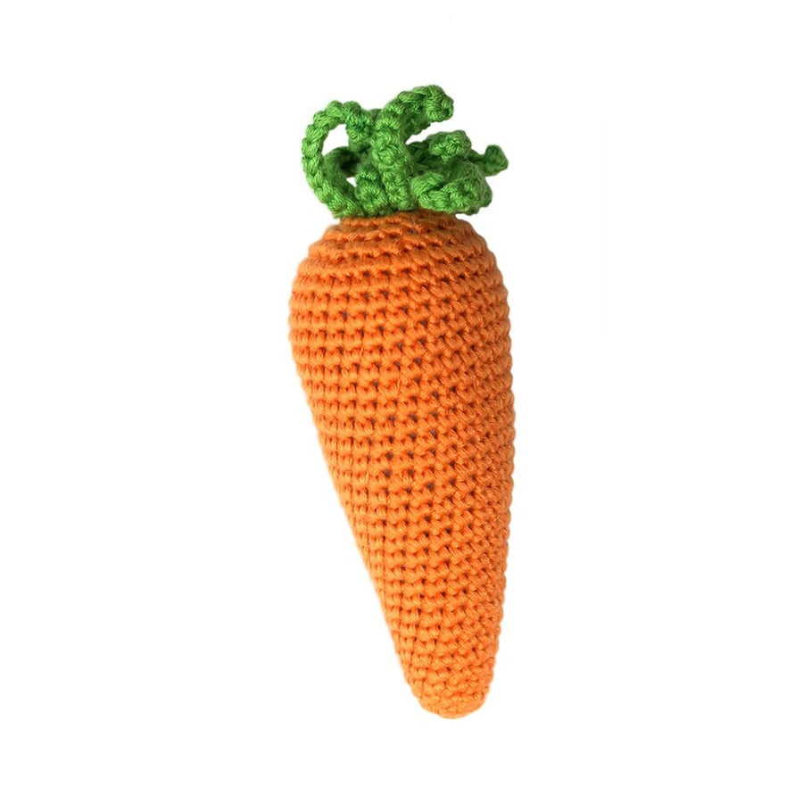 Cheengoo Carrot Hand Crocheted Rattle |Mockingbird Baby & Kids