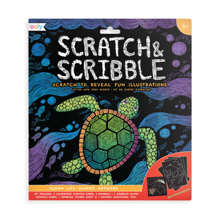 Ooly Scratch & Scribble - Ocean Life