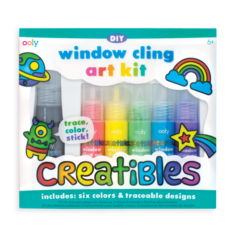 Ooly Creatibles DIY Window Cling Art Kit |Mockingbird Baby & Kids